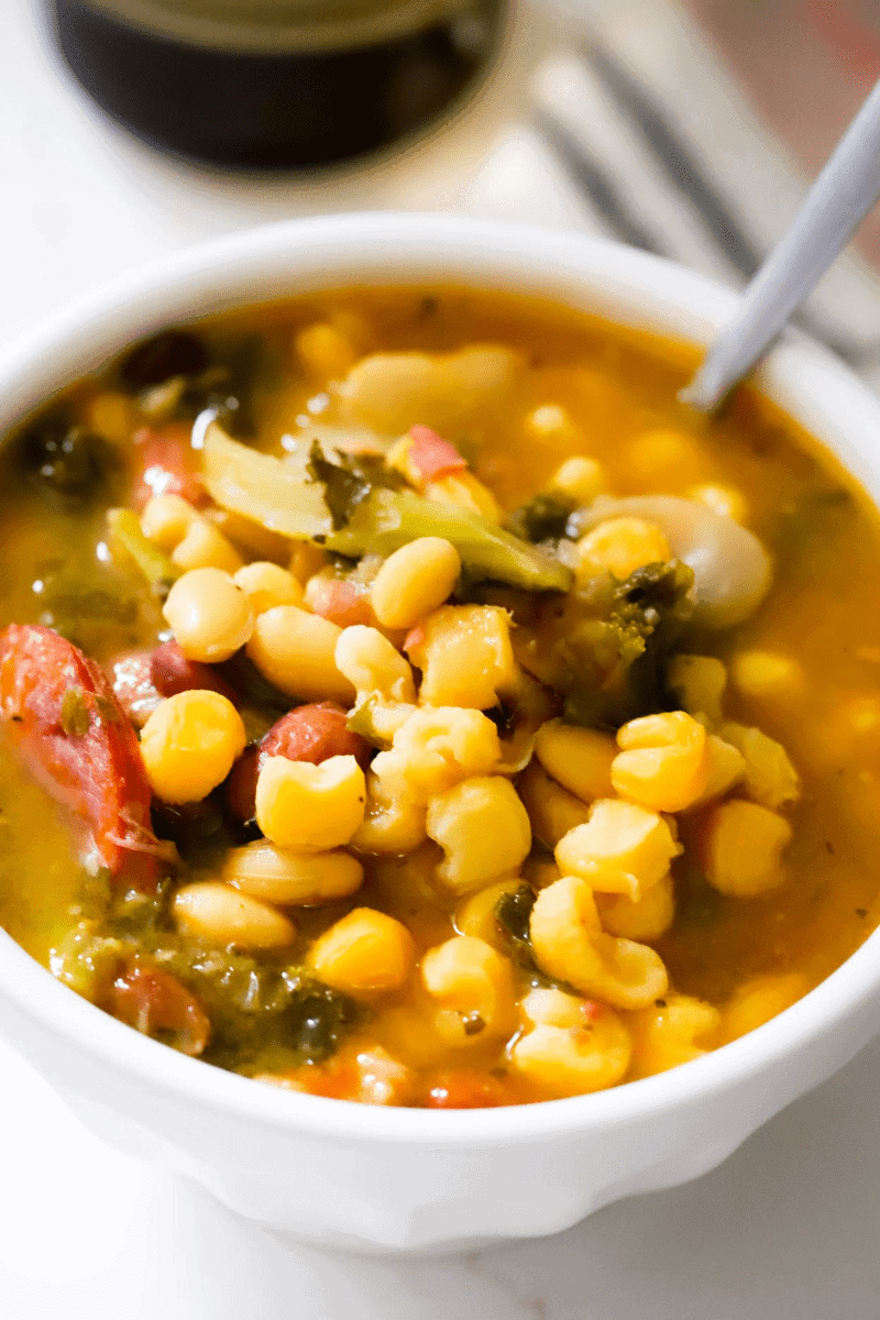 bowl of cachupa, Cape Verde's national dish