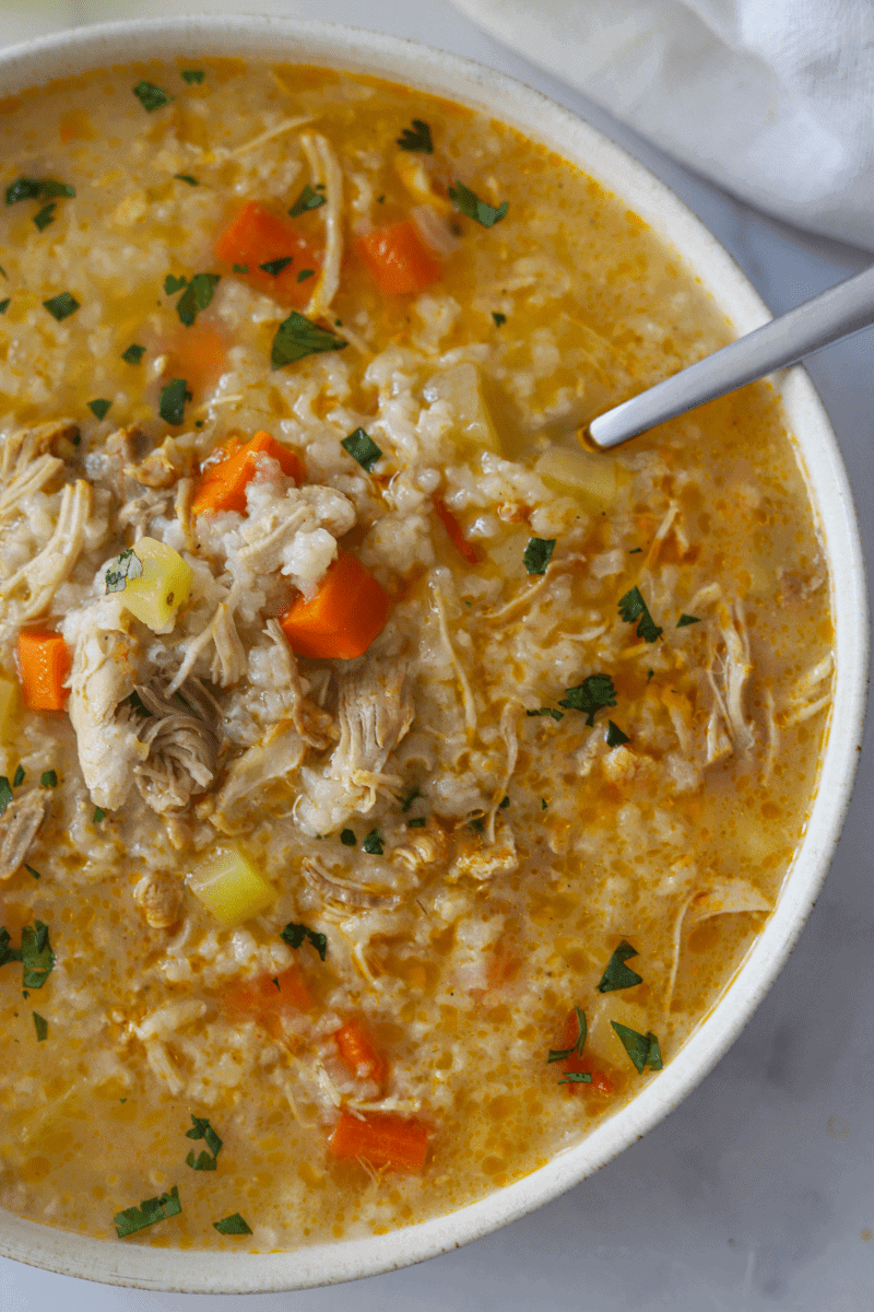 close up photo of Cape Verdean Canja in a bowl