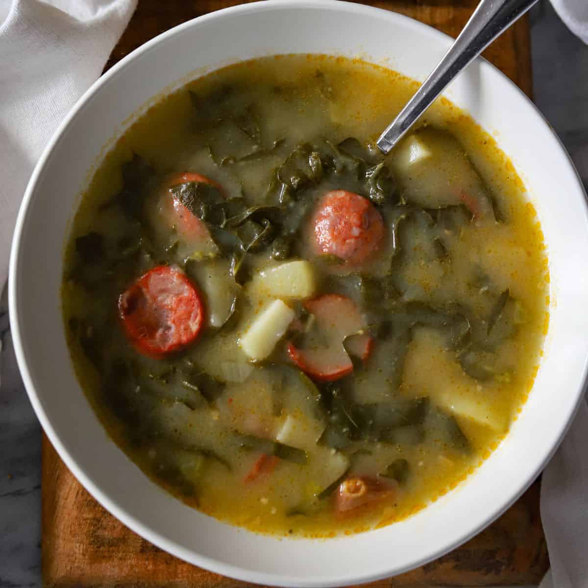 Caldo Verde (Portuguese Green Soup) CrumbSnatched