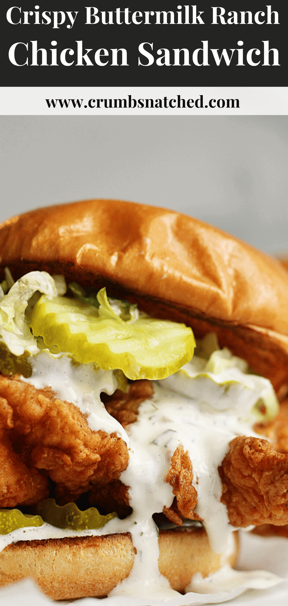 Crispy Buttermilk Chicken Sandwich CrumbSnatched