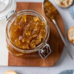 recipe photo of green papaya jam in canister