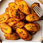 pinterest graphic for fried sweet plantains recipe