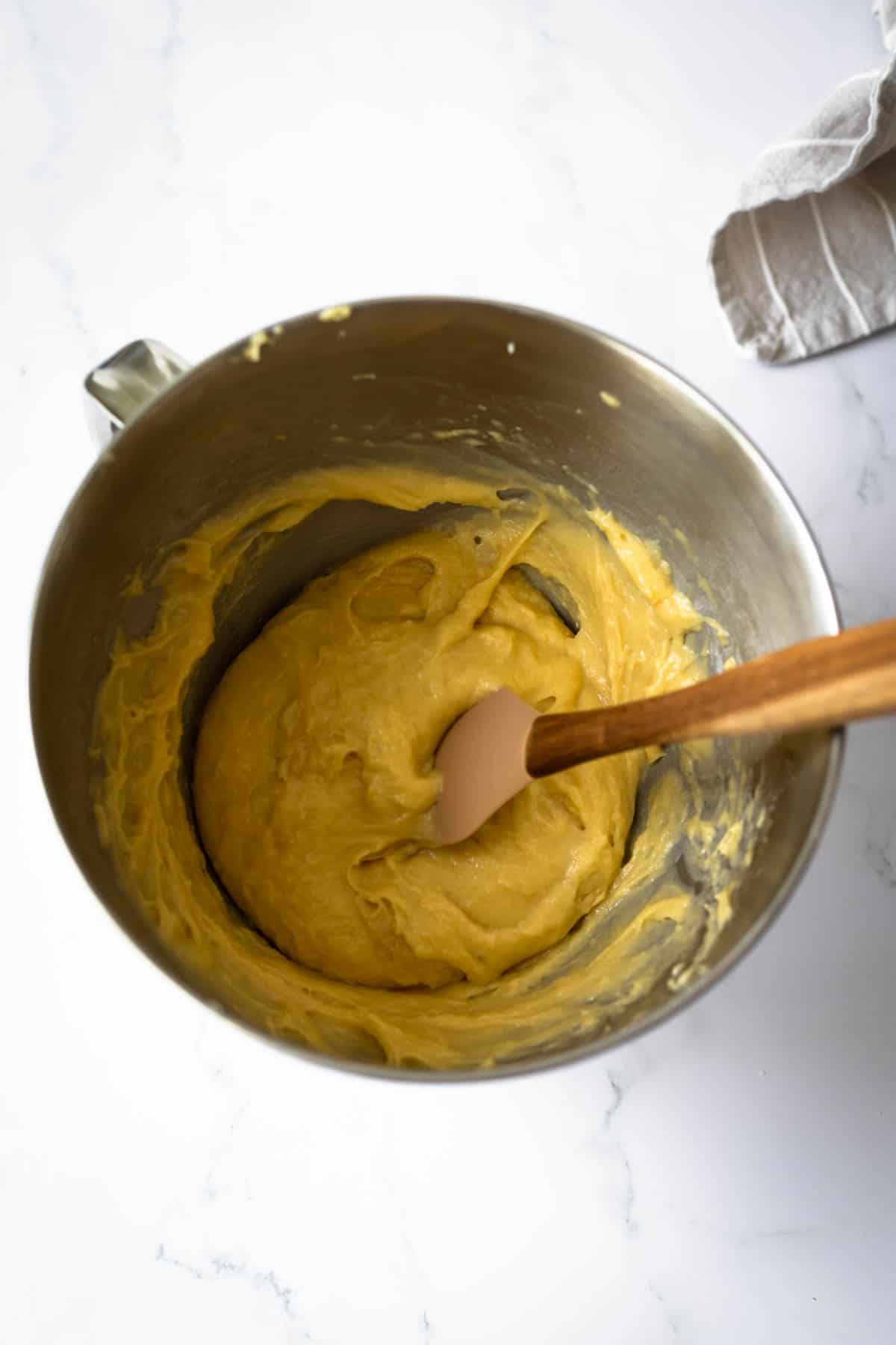 choux pastry dough for churros