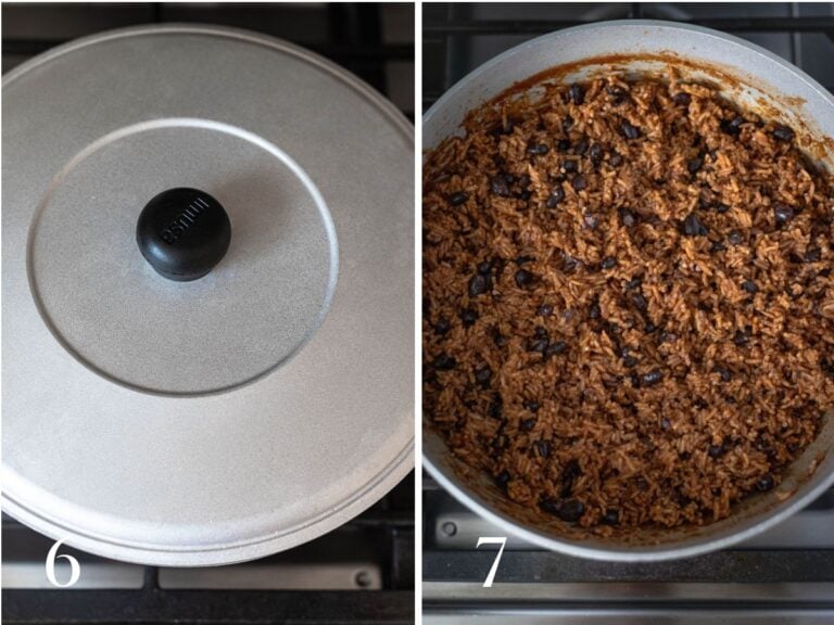 Dominican Rice and Black Beans (Moro de Habichuelas Negras)